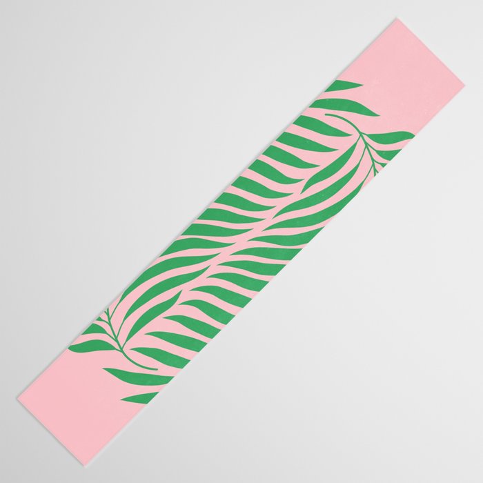 Two Ferns: Azalea & Ocean Green Table Runner Gallery Image 3