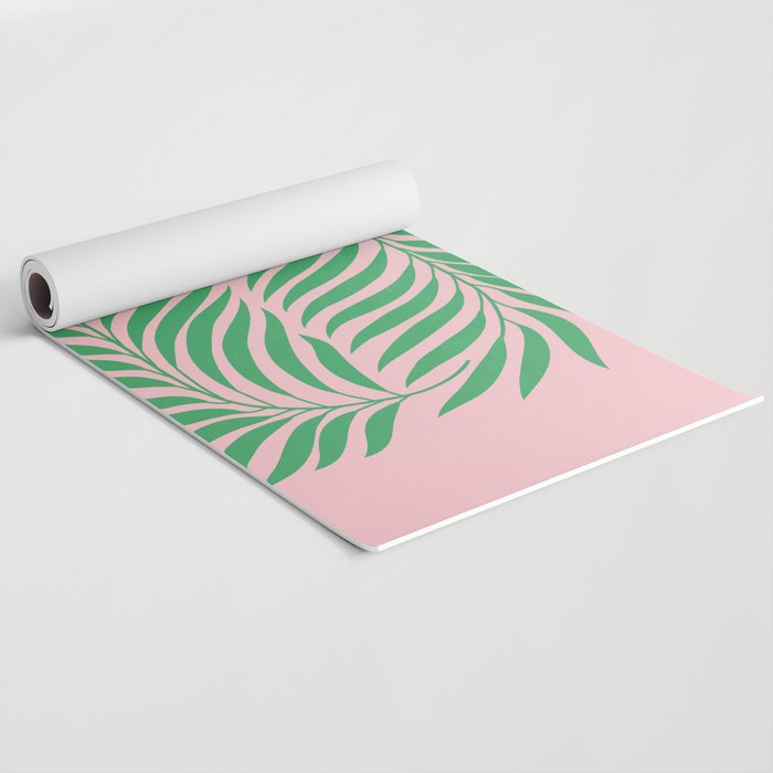 Two Ferns: Azalea & Ocean Green Yoga Mat Gallery Image 2