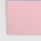 Minimalist Color Block Cuffed Solid in Pastel Light Blue and Baby Pink Poster Gallery Image 3