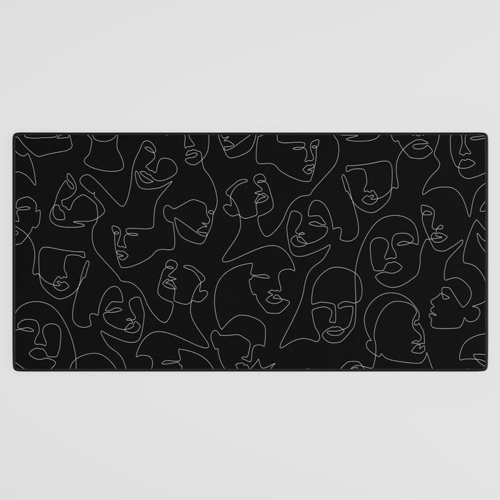 Face Lace Desk Mat Gallery Image 3