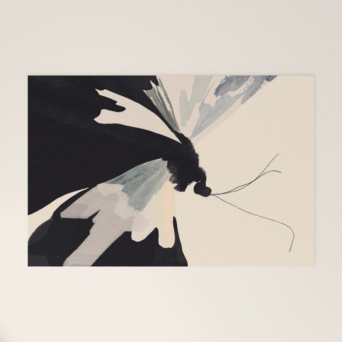Abstract Butterfly Welcome Mat Gallery Image 1