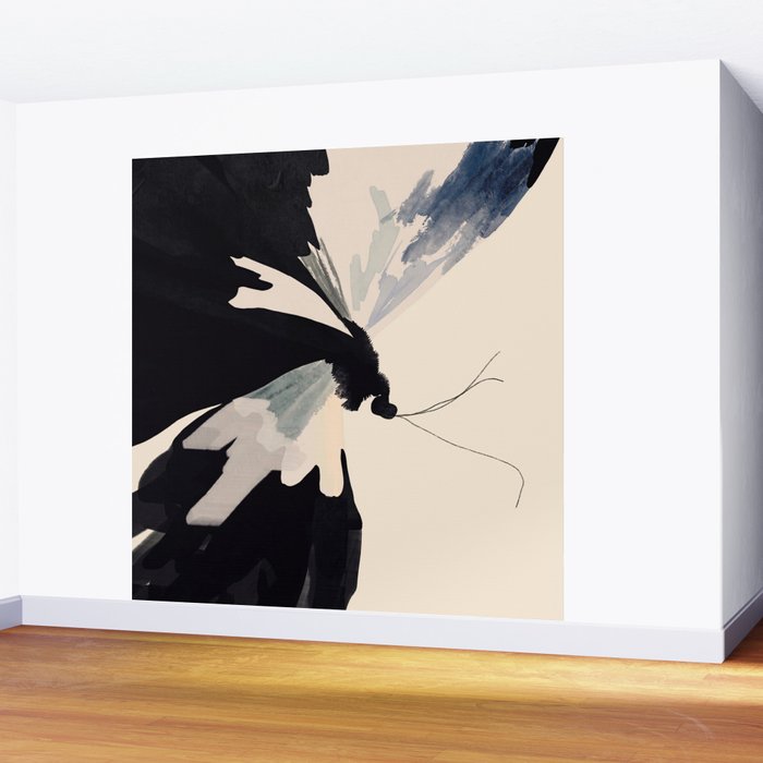 Abstract Butterfly Wall Mural Gallery Image 2
