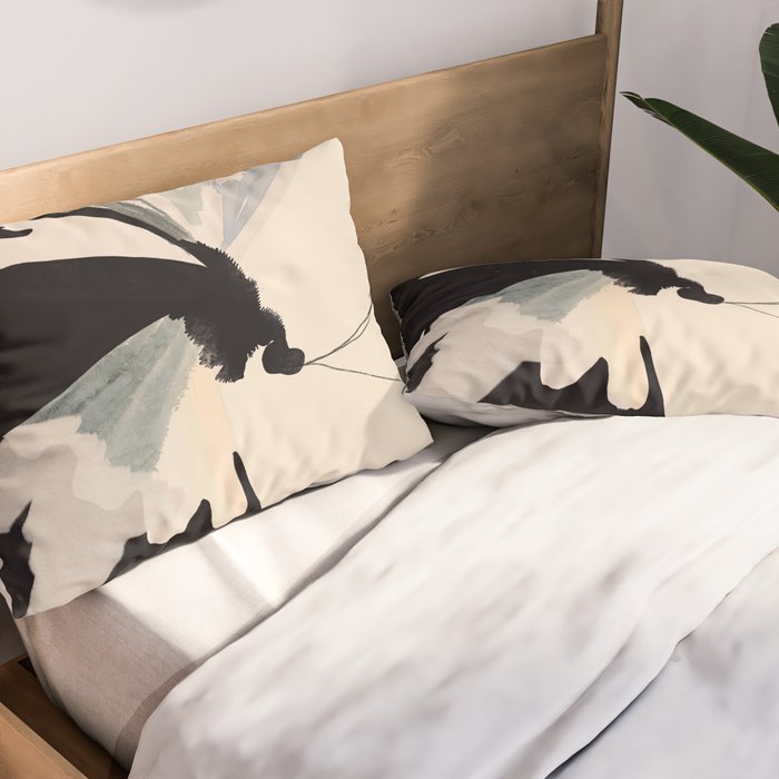 Abstract Butterfly Pillow Sham Gallery Image 2