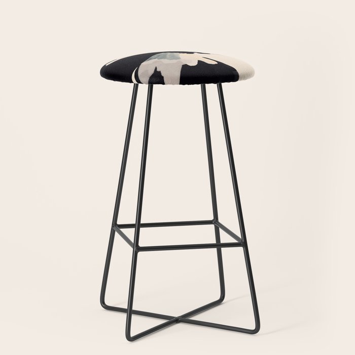 Abstract Butterfly Stool Gallery Image 1