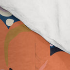 Flowers Hydrangena Poppy Blue Pattern Comforter Gallery Image 4