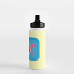 hot soup yellow Water Bottle Gallery Image 2