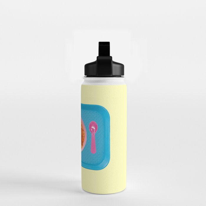 hot soup yellow Water Bottle Gallery Image 2