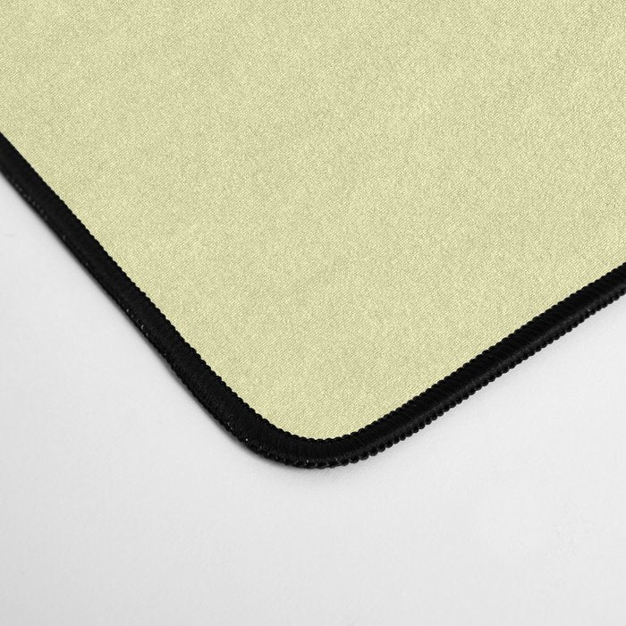 hot soup yellow Desk Mat Gallery Image 4