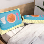 hot soup yellow Pillow Sham Gallery Image 2