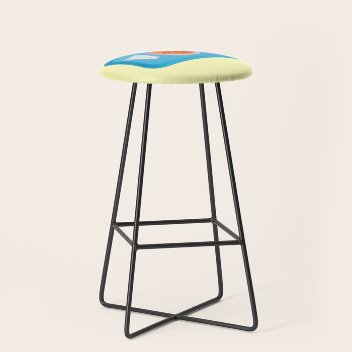 hot soup yellow Stool Gallery Image 1