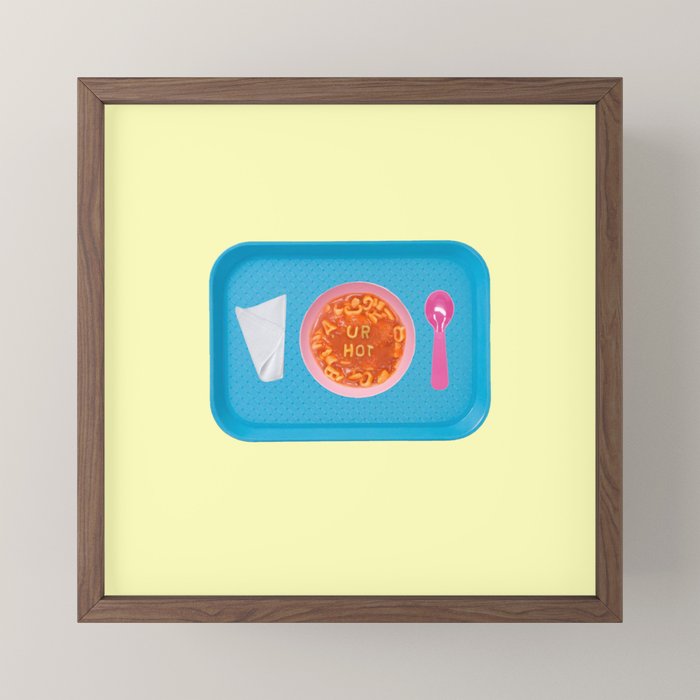 hot soup yellow Mini Art Print Gallery Image 2