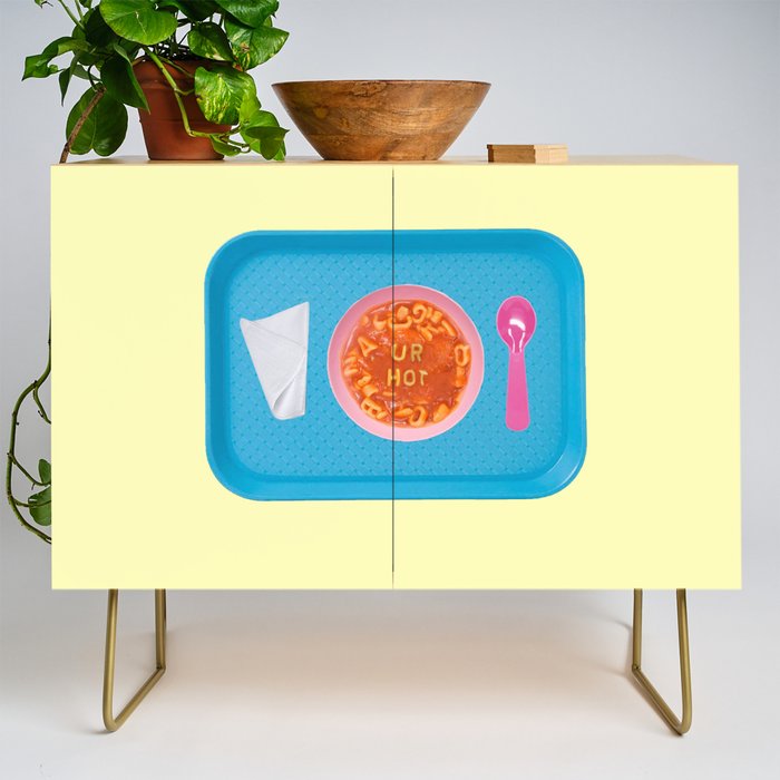 hot soup yellow Credenza Gallery Image 1