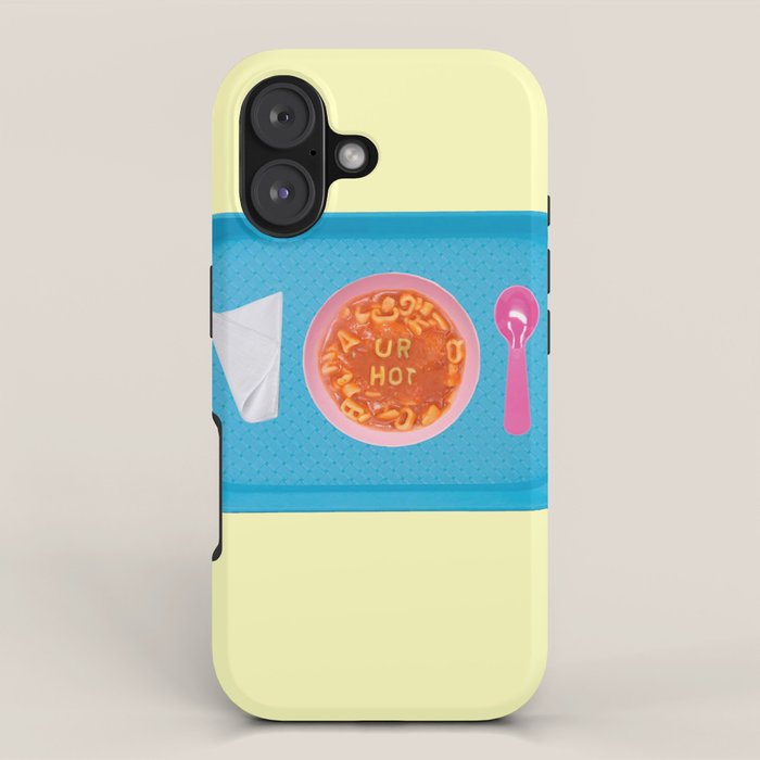 hot soup yellow iPhone Case Gallery Image 1
