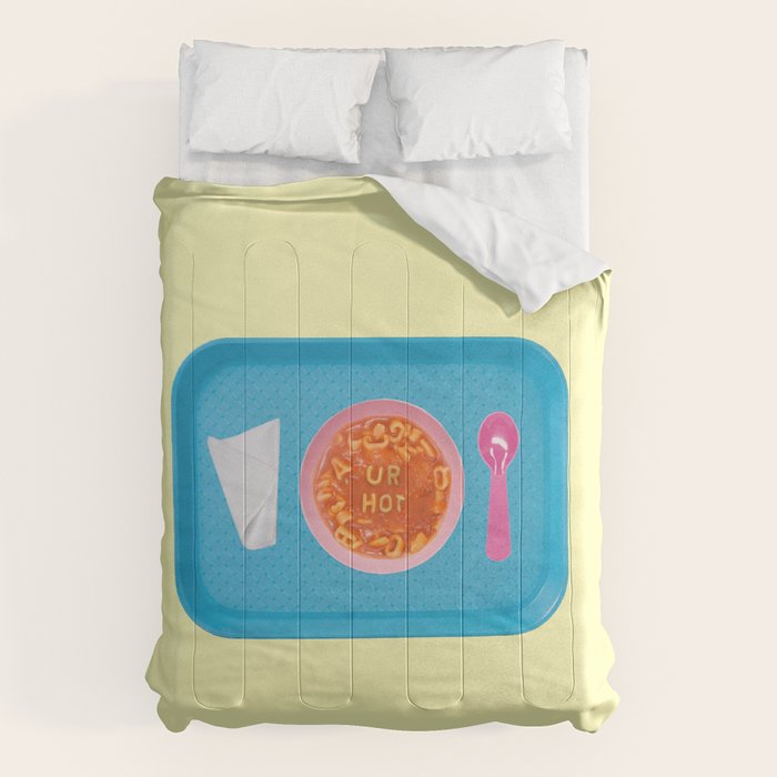 hot soup yellow Comforter Gallery Image 1