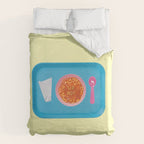 hot soup yellow Duvet Cover Gallery Image 6