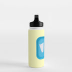 hot soup yellow Water Bottle Gallery Image 3