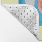 hot soup yellow Bath Mat Gallery Image 2