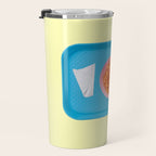 hot soup yellow Travel Mug Gallery Image 3