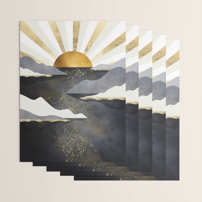 Metallic Dusk Wrapping Paper Gallery Image 3