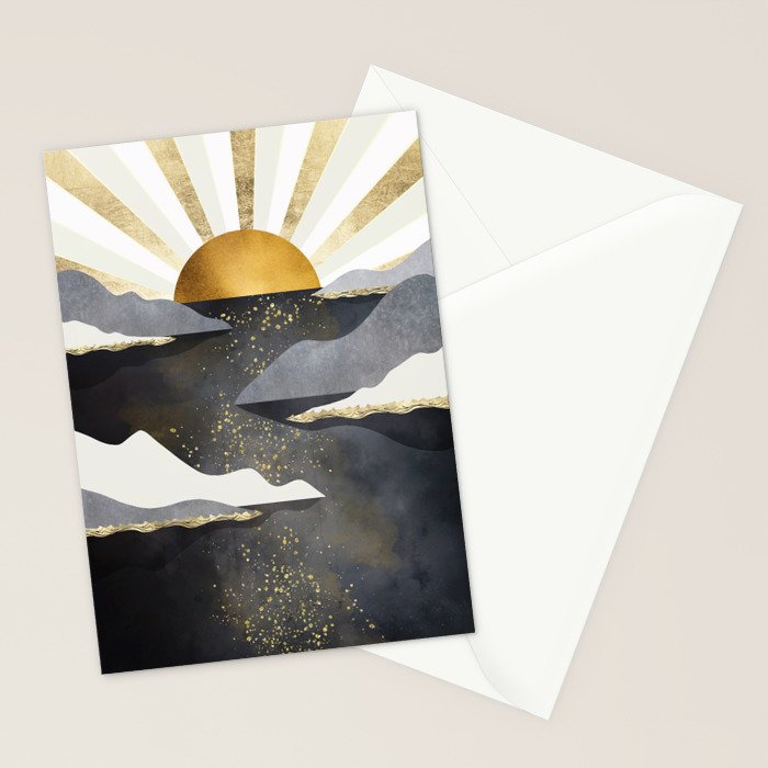 Metallic Dusk Stationery Card Gallery Image 2