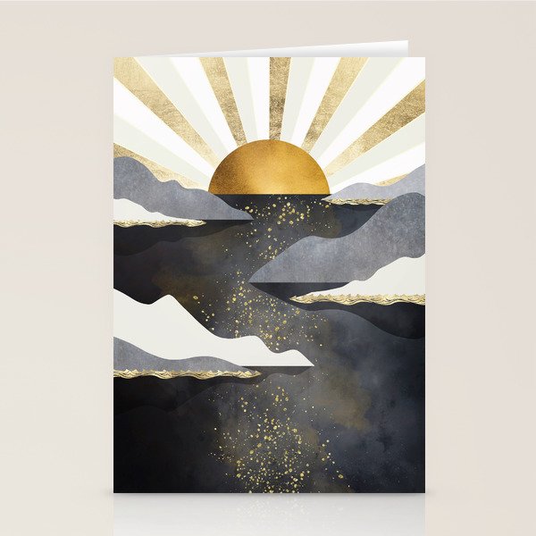Metallic Dusk Stationery Card Gallery Image 2