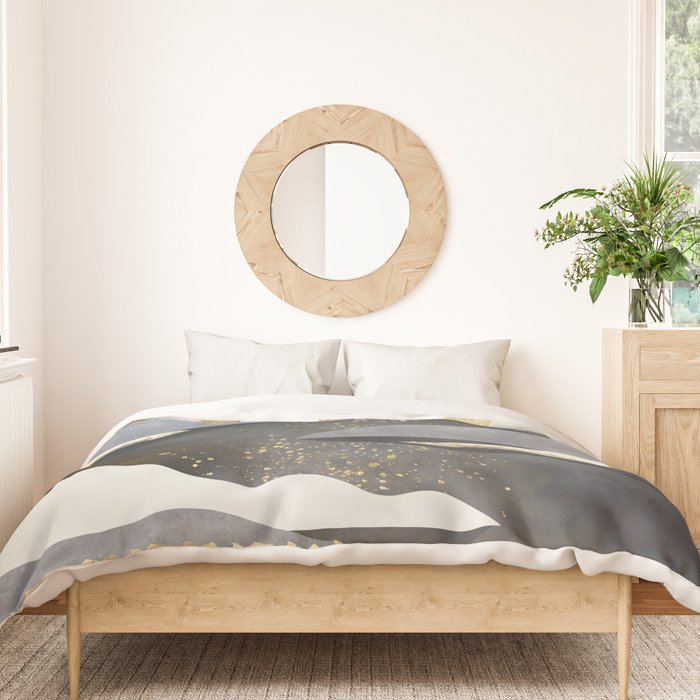 Metallic Dusk Duvet Cover Gallery Image 3