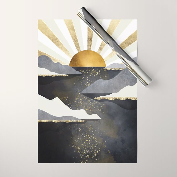 Metallic Dusk Wrapping Paper Gallery Image 1