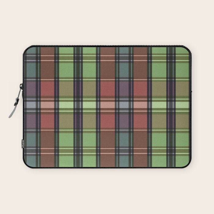 Fusion Colorful Toned Grids C Laptop Sleeve Gallery Image 1