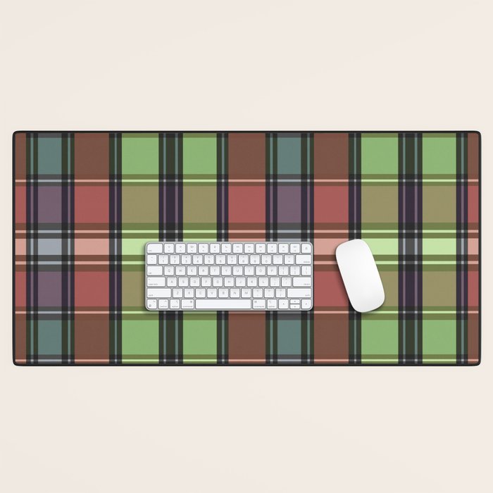 Fusion Colorful Toned Grids C Desk Mat Gallery Image 1