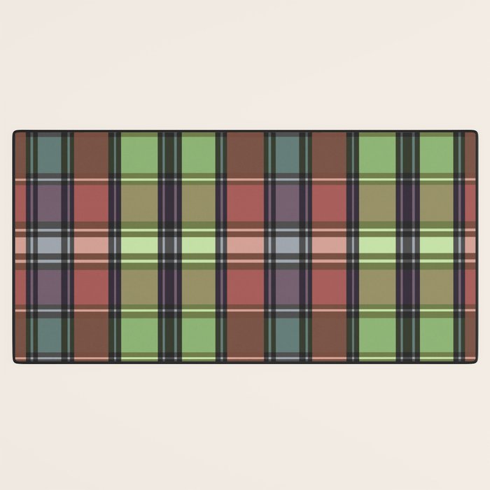 Fusion Colorful Toned Grids C Desk Mat Gallery Image 3