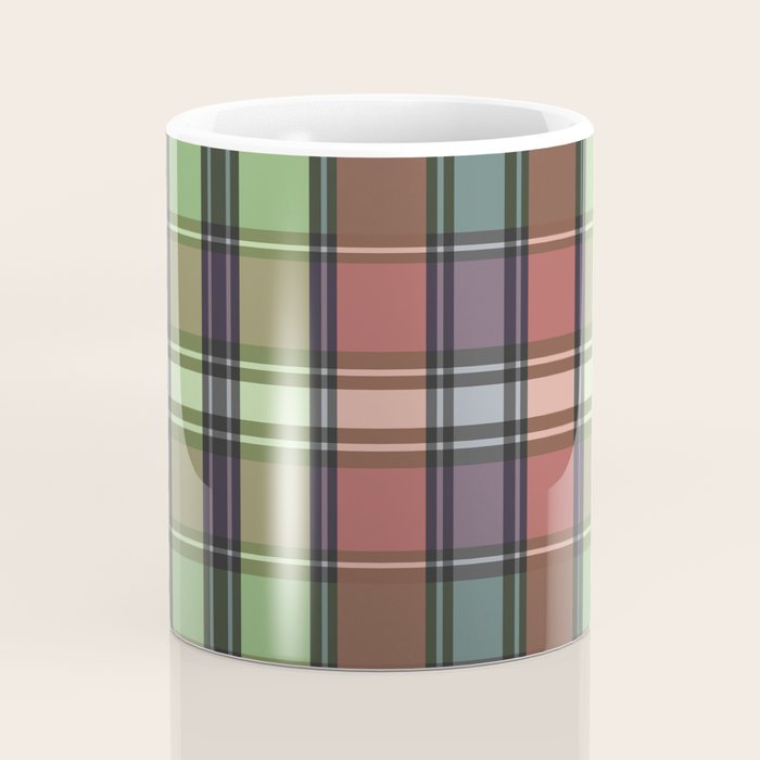 Fusion Colorful Toned Grids C Coffee Mug Gallery Image 4