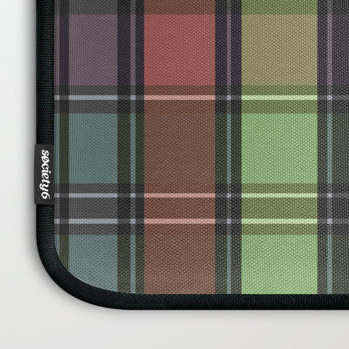 Fusion Colorful Toned Grids C Laptop Sleeve Gallery Image 3