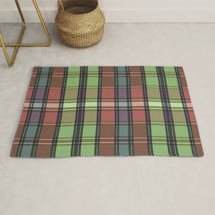 Fusion Colorful Toned Grids C Rug Gallery Image 1