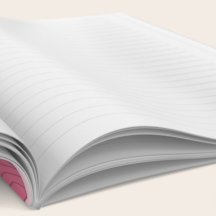 Pink valentine's Day with Kisses, Cupcakes and Roses Notebook Gallery Image 2