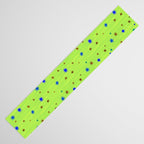 Celestial Star Twinkle in Galaxy Green Watercolor Table Runner Gallery Image 3
