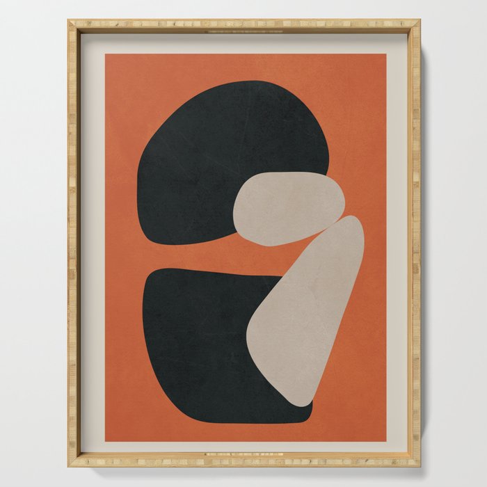 Abstract Balance 4 Serving Tray Gallery Image 1