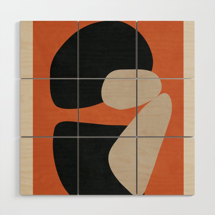 Abstract Balance 4 Wood Wall Art Gallery Image 1
