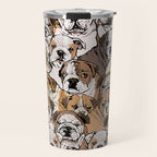 Social English Bulldog Travel Mug Gallery Image 1