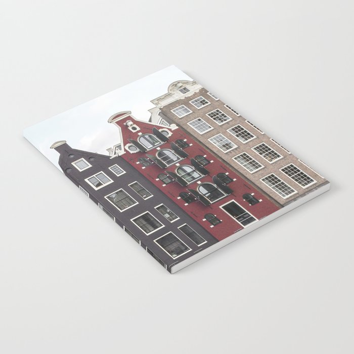 Buildings In Amsterdam City Picture | Dutch Canals Colorful Architecture Art Print | Europe Travel Photography Notebook Gallery Image 2