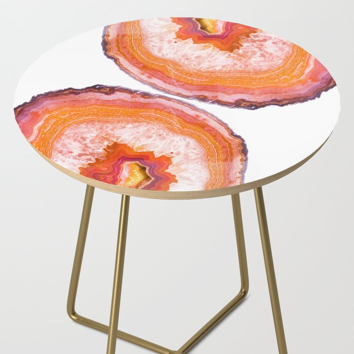 Carnelian Agate Slices Side Table Gallery Image 2