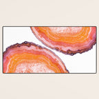 Carnelian Agate Slices Desk Mat Gallery Image 3