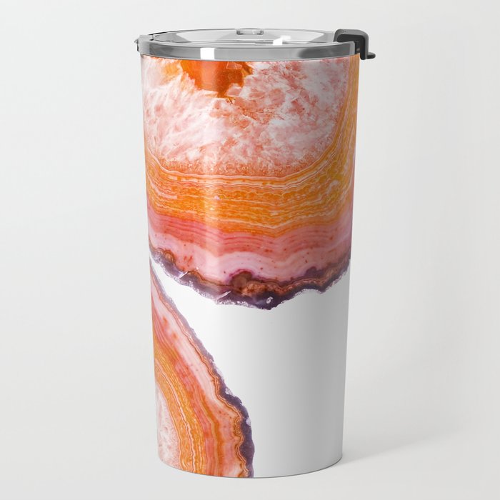 Carnelian Agate Slices Travel Mug Gallery Image 2