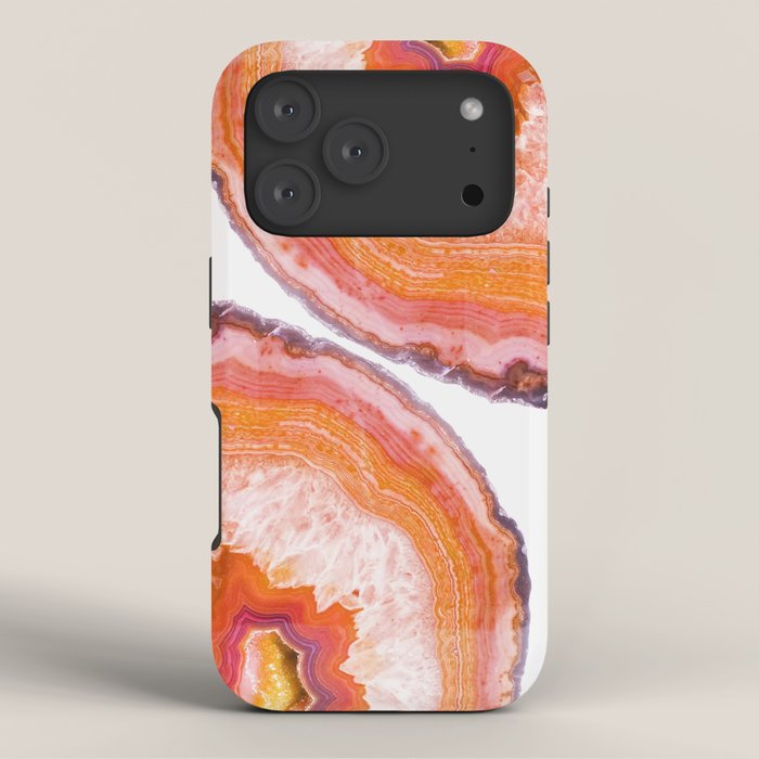 Carnelian Agate Slices iPhone Case Gallery Image 3