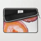 Carnelian Agate Slices Laptop Sleeve Gallery Image 2