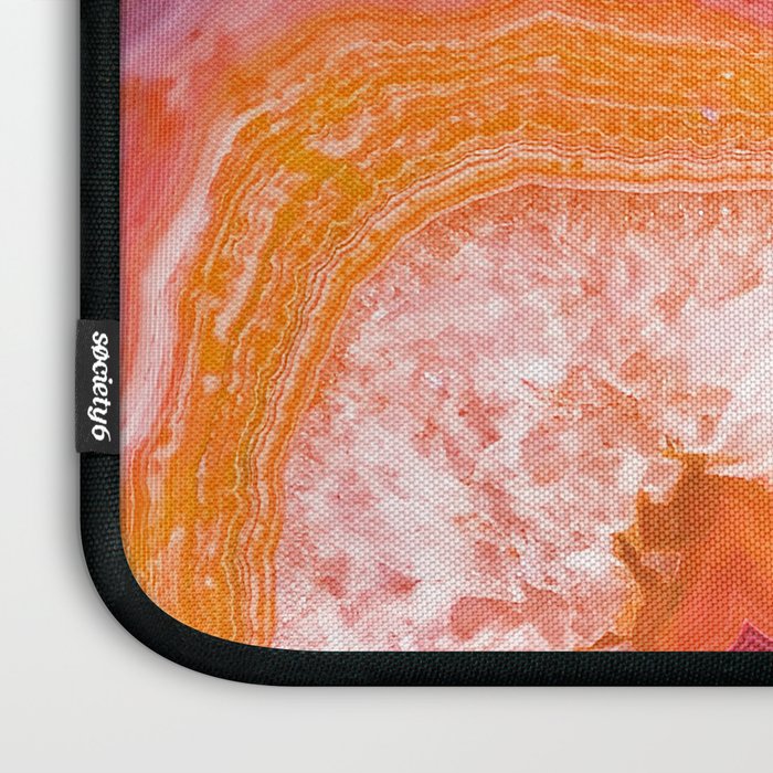 Carnelian Agate Slices Laptop Sleeve Gallery Image 3