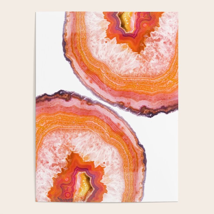 Carnelian Agate Slices Poster Gallery Image 1