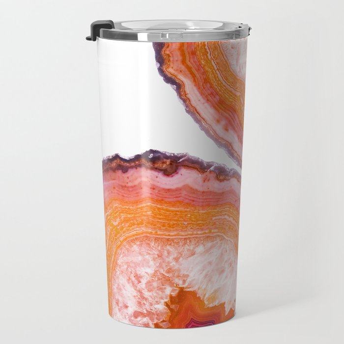 Carnelian Agate Slices Travel Mug Gallery Image 3