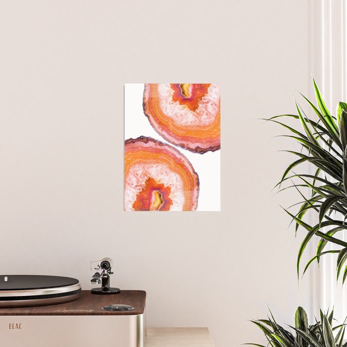Carnelian Agate Slices Poster Gallery Image 2