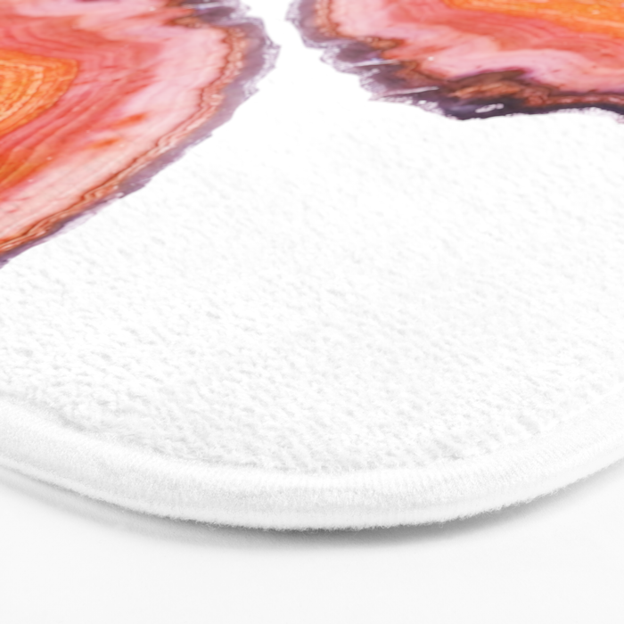 Carnelian Agate Slices Bath Mat Gallery Image 3