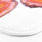 Carnelian Agate Slices Bath Mat Gallery Image 3